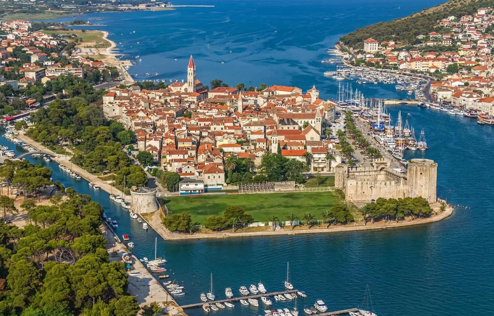 Apartment In Slatine With Sea View, Terrace, Air Conditioning, Wifi 5130-2 Croatia